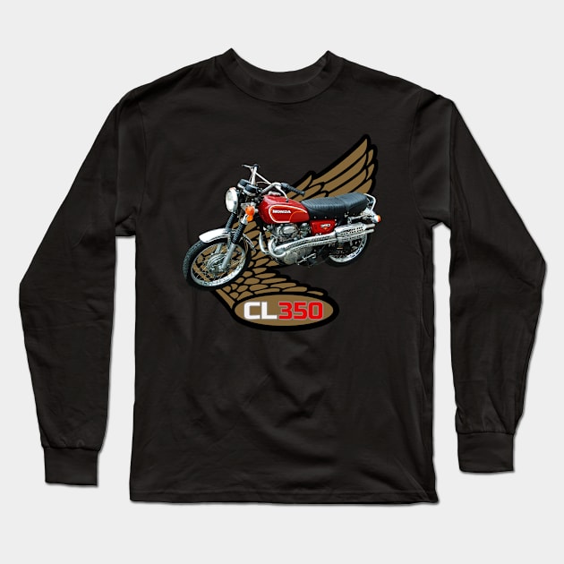 CLASSIC BIKE N018 Long Sleeve T-Shirt by classicmotorcyles